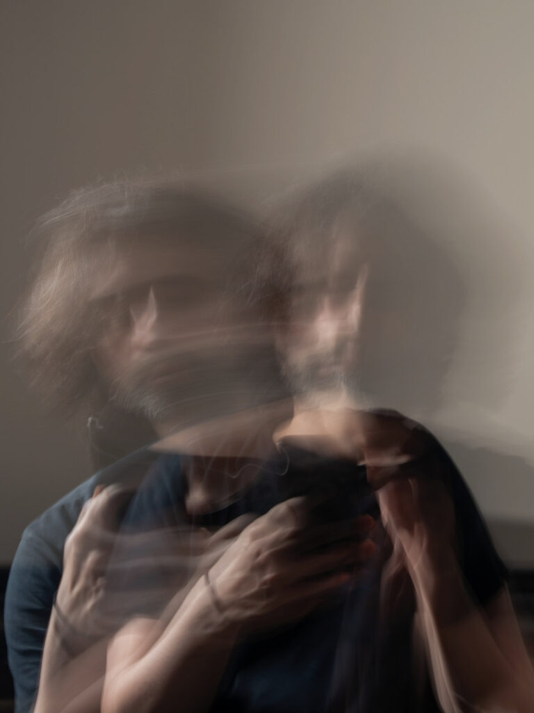 Blurred multi-exposure portrait of shahaab
